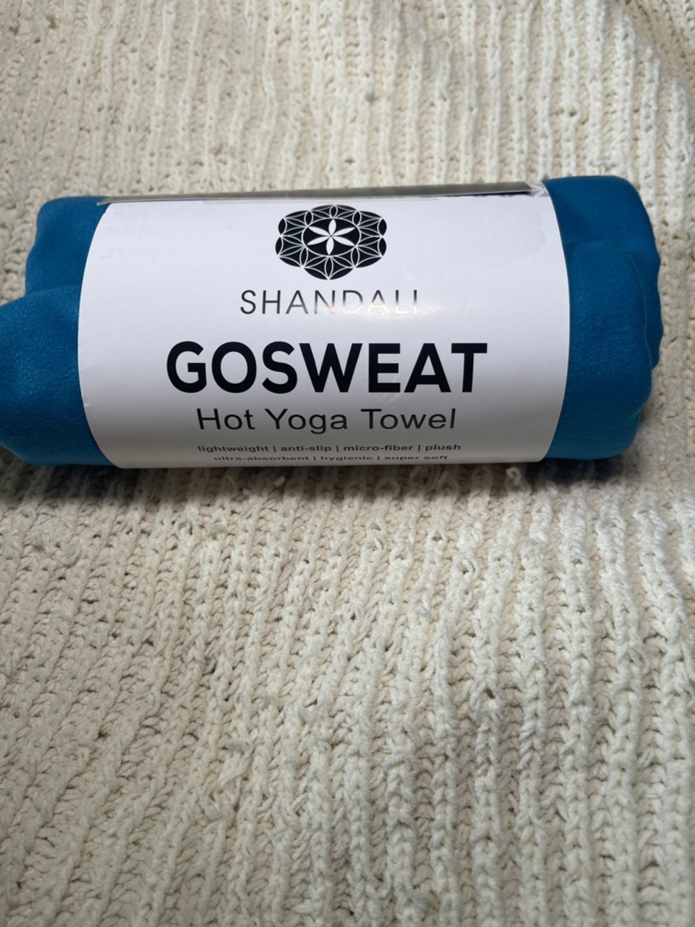 GoSweat Hot Yoga Towel — Teal